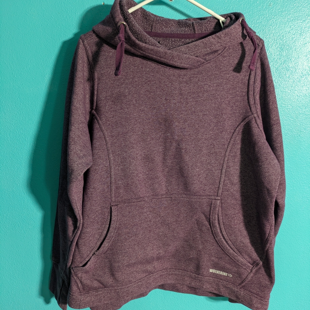 Wolverine Heather Plum Pullover Hoodie‎